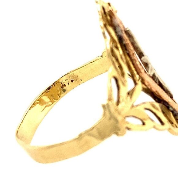14k Two-Tone Woman's Ring - Picture 4 of 8